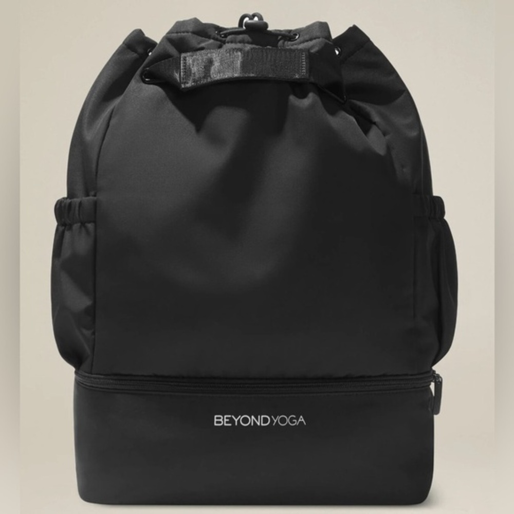 Beyond Yoga Black Convertible Gym Bag